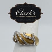 Clarks Diamond Jewelers - Ladies 14k Gold and Diamond Ring