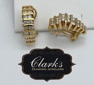 Clarks Diamond Jewelers - 14k Diamond Earrings 
