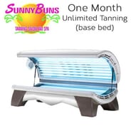 Sunny Buns Tanning Salon - One-Month Unlimited Tanning-Base Bed