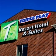 Triple Play Resort Hotel and Suites - Overnight Stay in a Jacuzzi Suite for Two