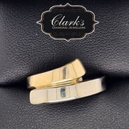 Clarks Diamond Jewelers - Gold Bypass Band